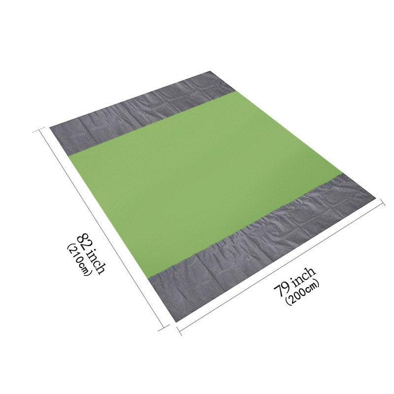 210x200cm Picnic Blanket Oxford Foldable Beach Mat Waterproof Quick Drying Sand Proof Camping Blanket Outdoor Travel Image 1