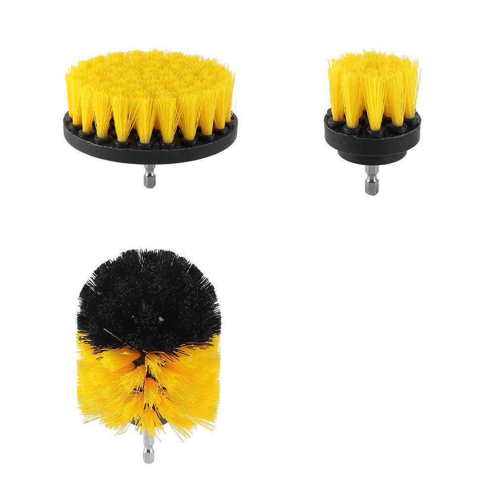 20pcs Drill Scrubber Cleaning Drill Brush Set Drill Brush Kit for Car Polishing Waxing Leather Wheel Tire Tile Toilet Image 2