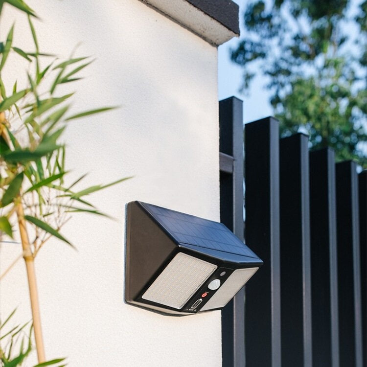 20W 360LED Waterproof Solar Light Human Sensor Outdoor Garden Security Wall Lamp + Remote Control Image 3