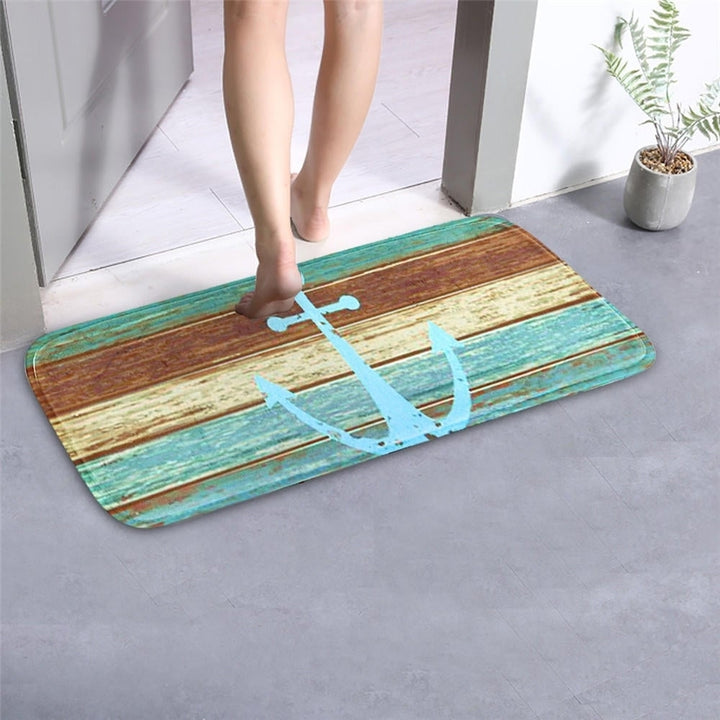 23x68.5cm Simple Retro Style Stair Pad Anti-Slip Kitchen Bathroom Protection Cover Floor Mat Image 12