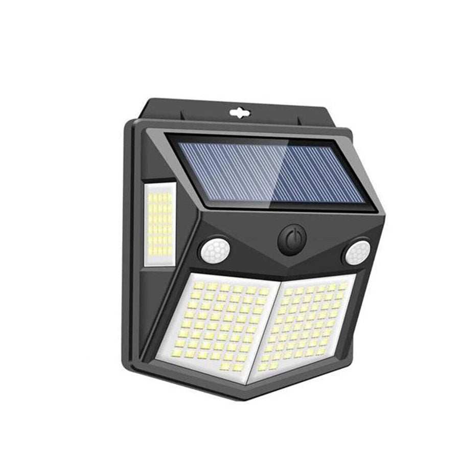 260LED Outdoor Solar Light IP65 Waterproof Motion Sensor Solar Light Garden Courtyard Passage Security Lighting Black Image 1