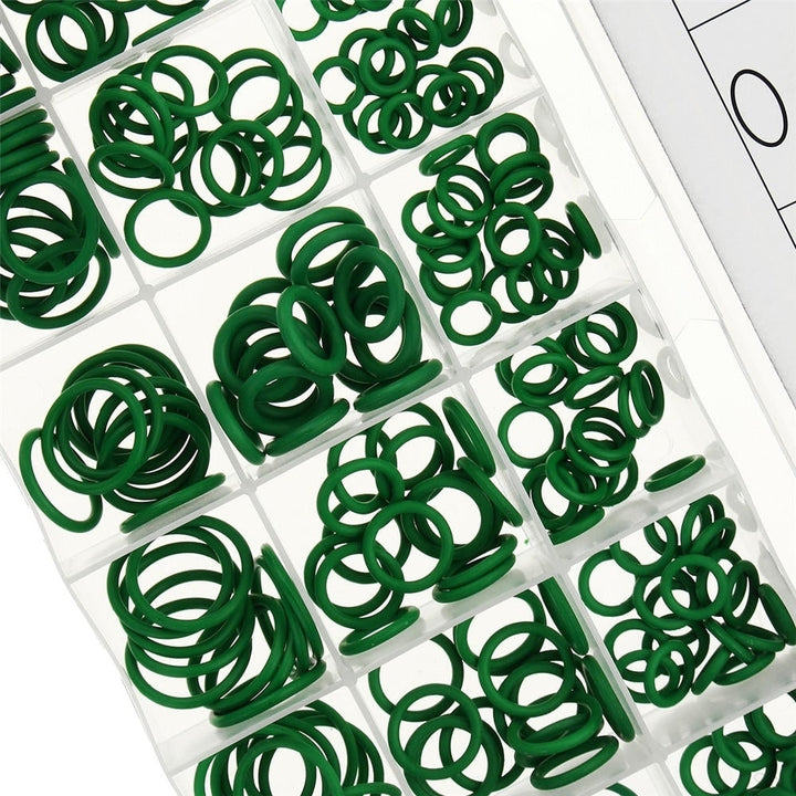 270Pcs Green Nitrile Rubber O-Ring Tap Washer Gasket Set Seal Metric Assortment Plumbing Kit Image 5