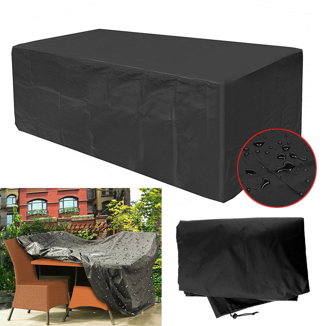 270x180x89CM Garden Patio Furniture Dust Cover Waterproof Oxford Outdoor Rattan Table Protection Image 9