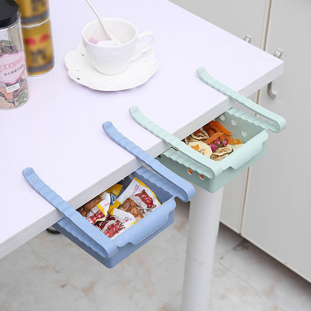 2L Refrigerator Storage Rack Food Organizer Shelf Box Pull-out Drawer Holder Camping Picnic Image 5