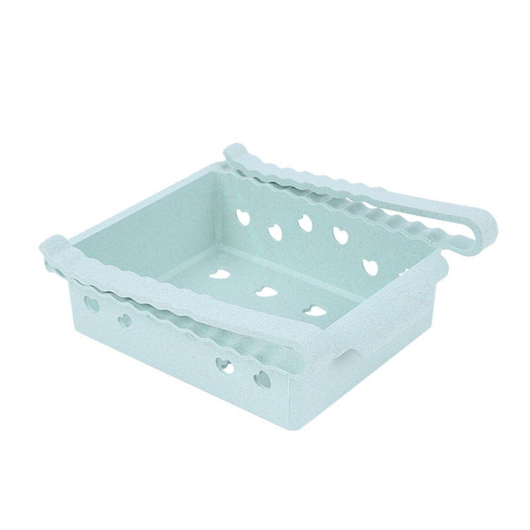 2L Refrigerator Storage Rack Food Organizer Shelf Box Pull-out Drawer Holder Camping Picnic Image 1