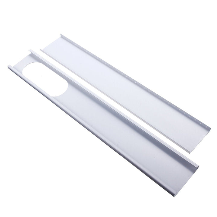 2pcs 67.5cm-120cm Adjustable Window Slide Plate Air Conditioner Wind Shield for Air Conditioner Image 1