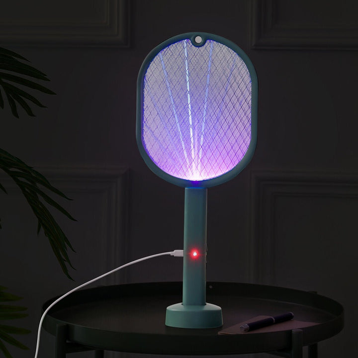 2700V Electric Mosquito Swatter Night Light Dual Mode Built-in 450mAh Battery USB Rechargeable Outdoor Home Mosquito Image 2