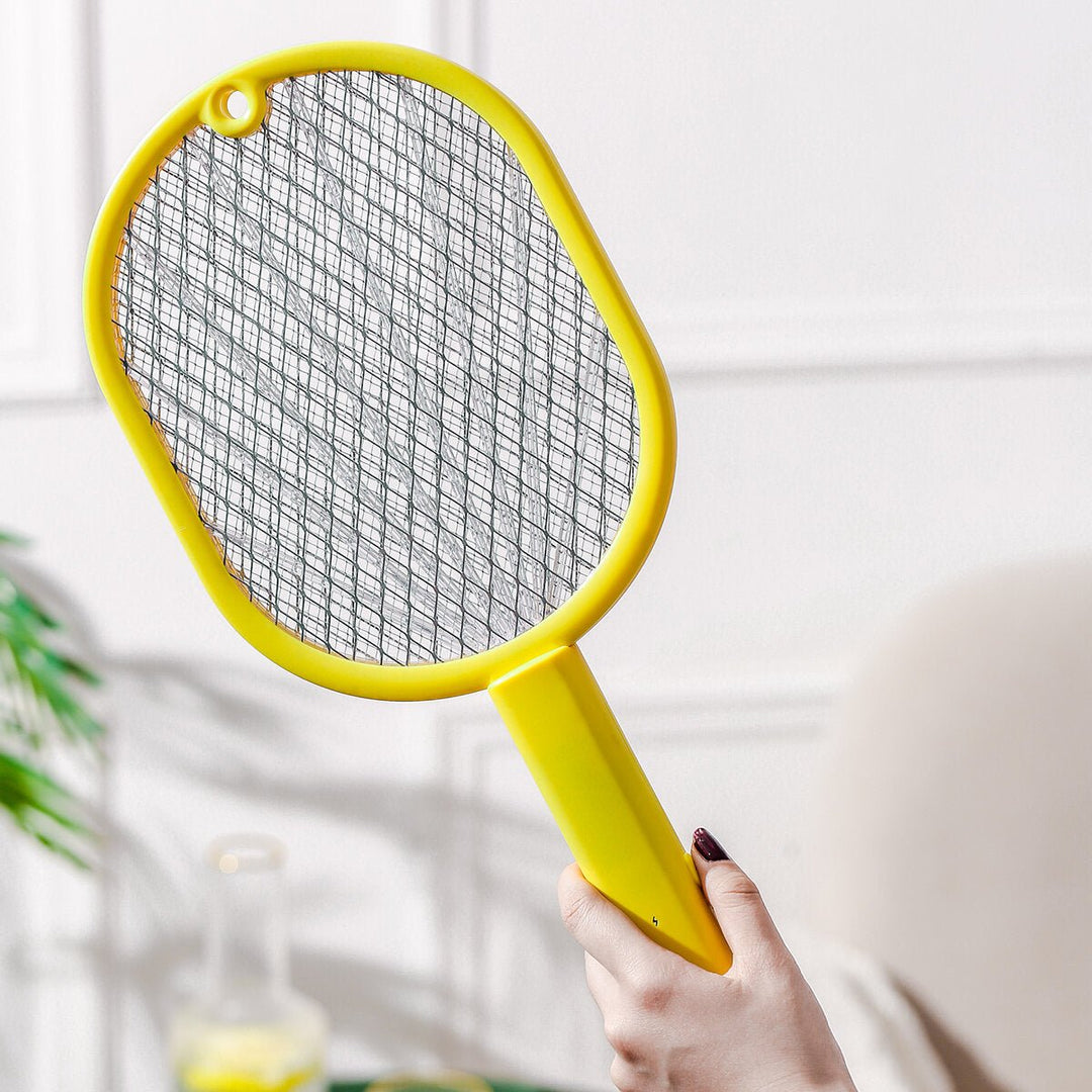 2700V Electric Mosquito Swatter Night Light Dual Mode Built-in 450mAh Battery USB Rechargeable Outdoor Home Mosquito Image 4