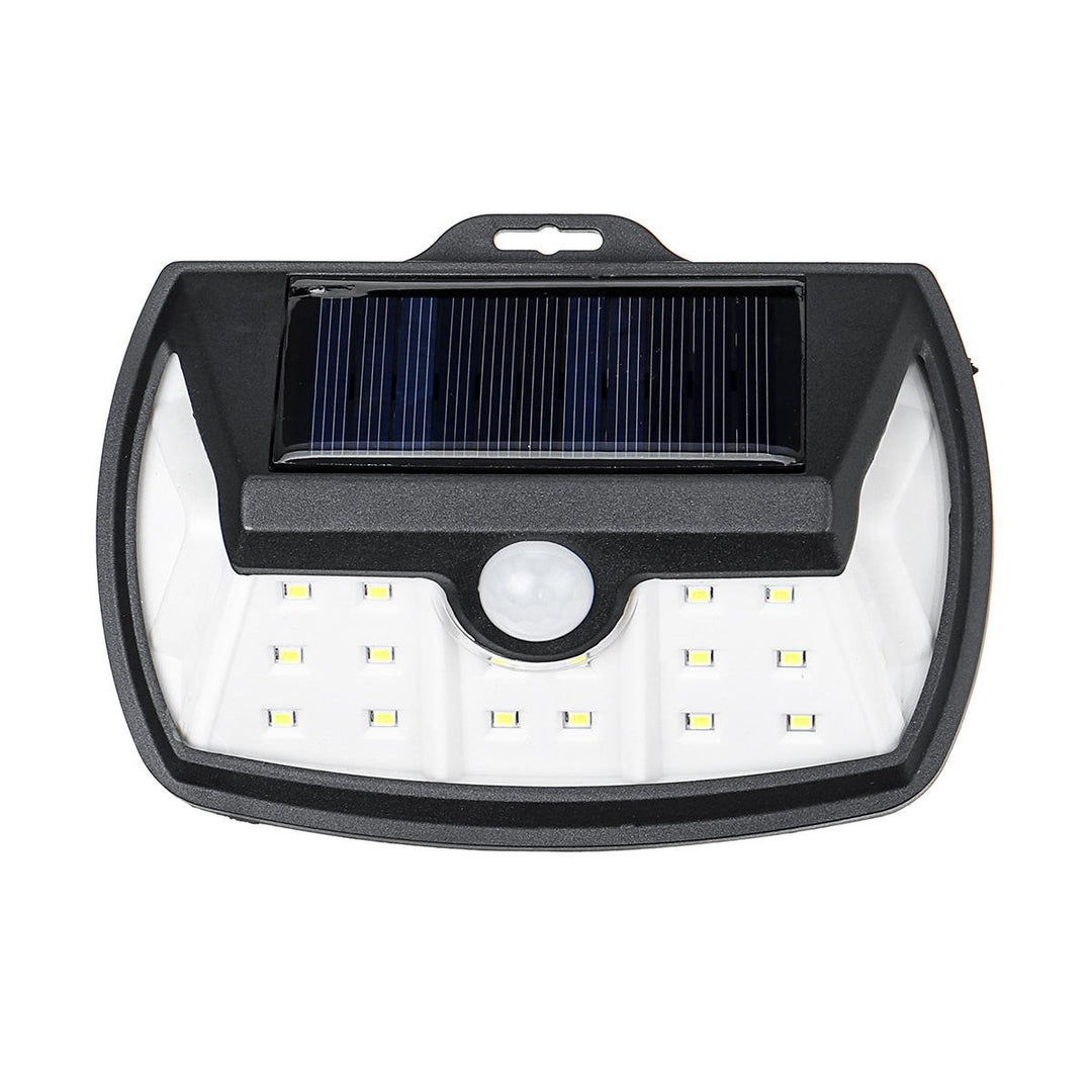 28/42LED Waterproof LED Solar Wall Light Outdoor PIR Motion Sensor Garden Lamp Image 3