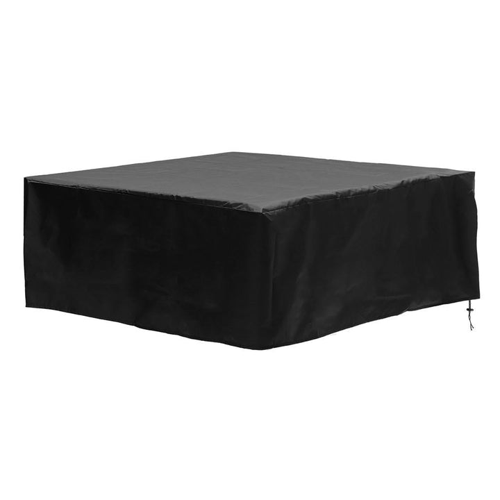 280x280x80cm 210D Polyester Anti-Dust Sofa Barbecue Stove Furniture Waterproof Cover Black/Silver Image 2