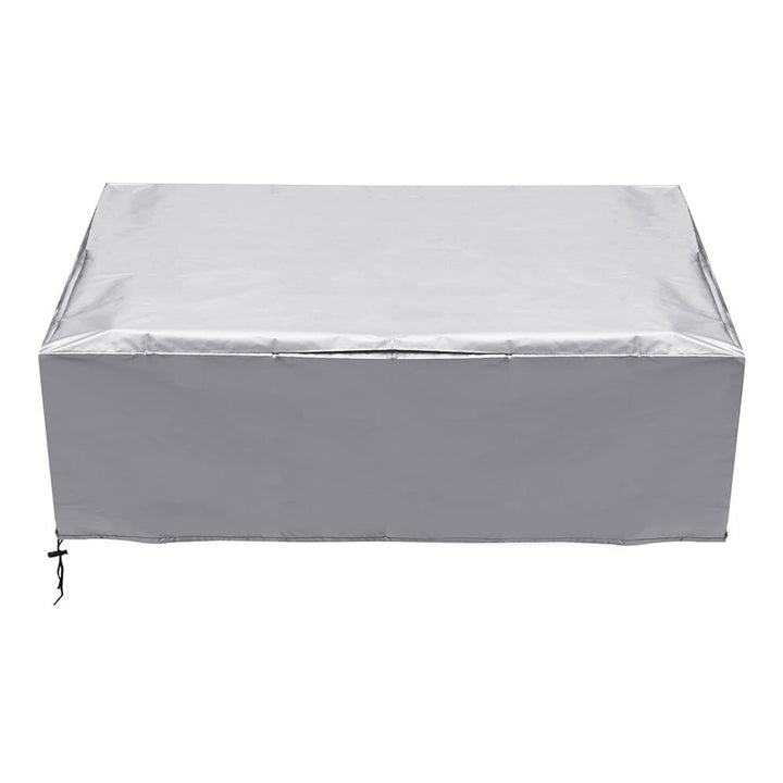 280x280x80cm 210D Polyester Anti-Dust Sofa Barbecue Stove Furniture Waterproof Cover Black/Silver Image 7