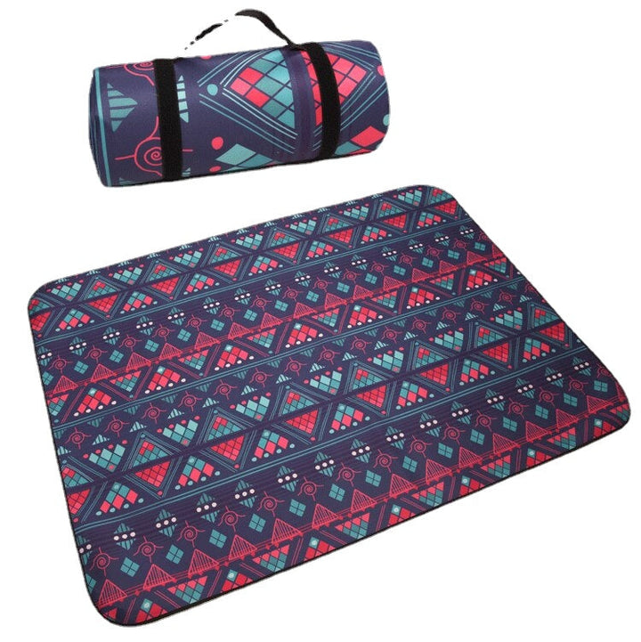 2Mx2M Outdoor Ethnic Camping Mat Thickened Outdoor Picnic Mat Picnic Cloth Floor Mat Portable Waterproof and Image 6