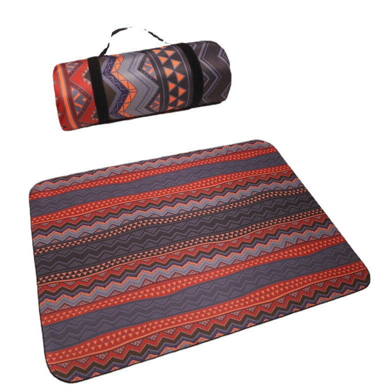 2Mx2M Outdoor Ethnic Camping Mat Thickened Outdoor Picnic Mat Picnic Cloth Floor Mat Portable Waterproof and Image 8