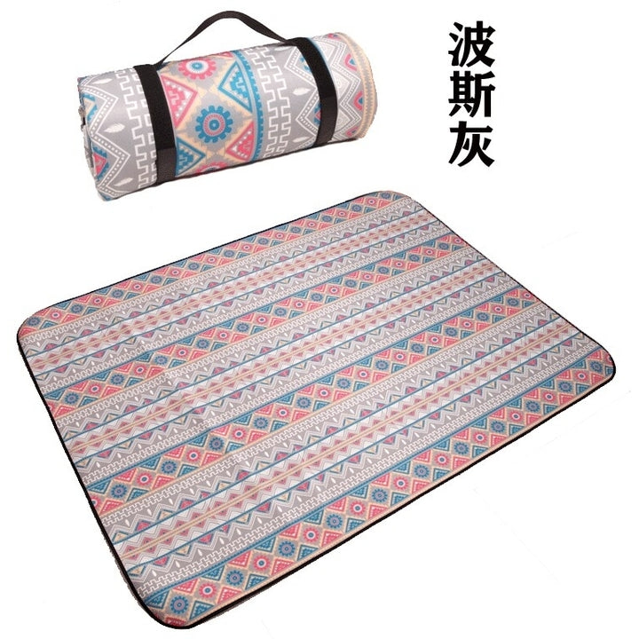 2Mx2M Outdoor Ethnic Camping Mat Thickened Outdoor Picnic Mat Picnic Cloth Floor Mat Portable Waterproof and Image 9