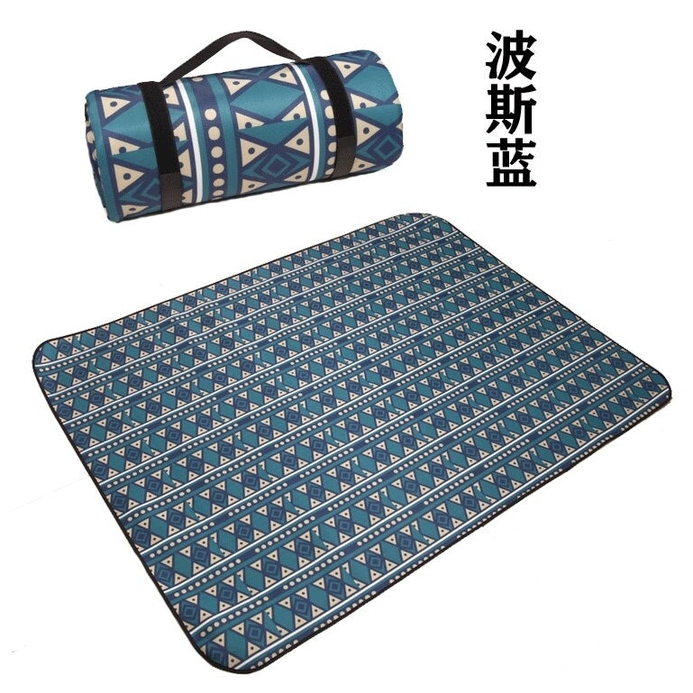 2Mx2M Outdoor Ethnic Camping Mat Thickened Outdoor Picnic Mat Picnic Cloth Floor Mat Portable Waterproof and Image 10