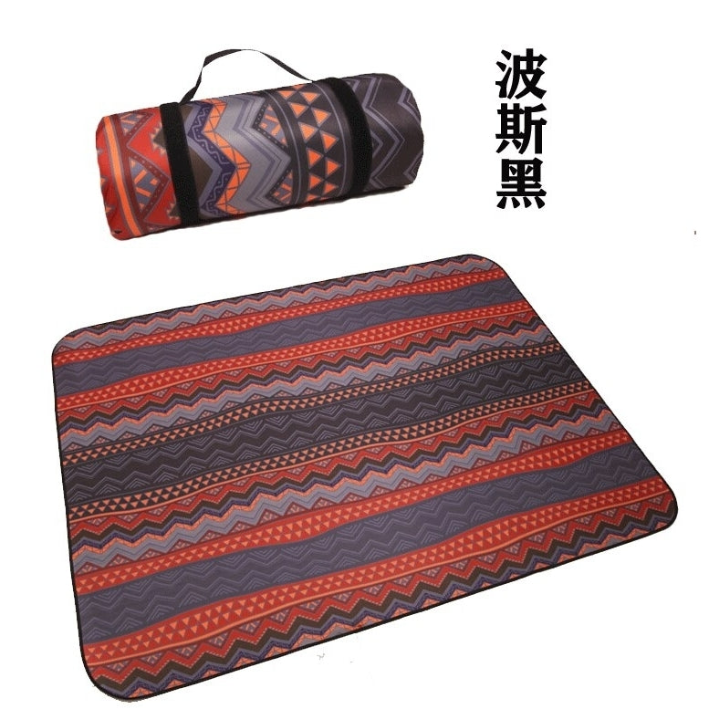 2Mx2M Outdoor Ethnic Camping Mat Thickened Outdoor Picnic Mat Picnic Cloth Floor Mat Portable Waterproof and Image 11