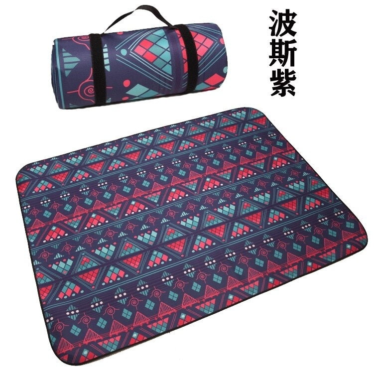 2Mx2M Outdoor Ethnic Camping Mat Thickened Outdoor Picnic Mat Picnic Cloth Floor Mat Portable Waterproof and Image 12