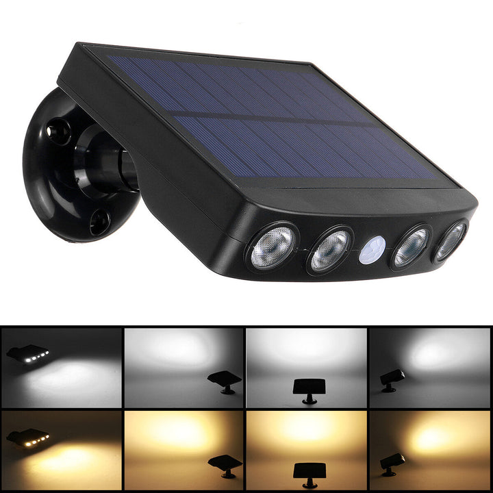 2PCS Solar PIR Motion Sensor Light Spotlight Waterproof Led Light Garden Lamp Outdoor Lighting solar wall light Image 3