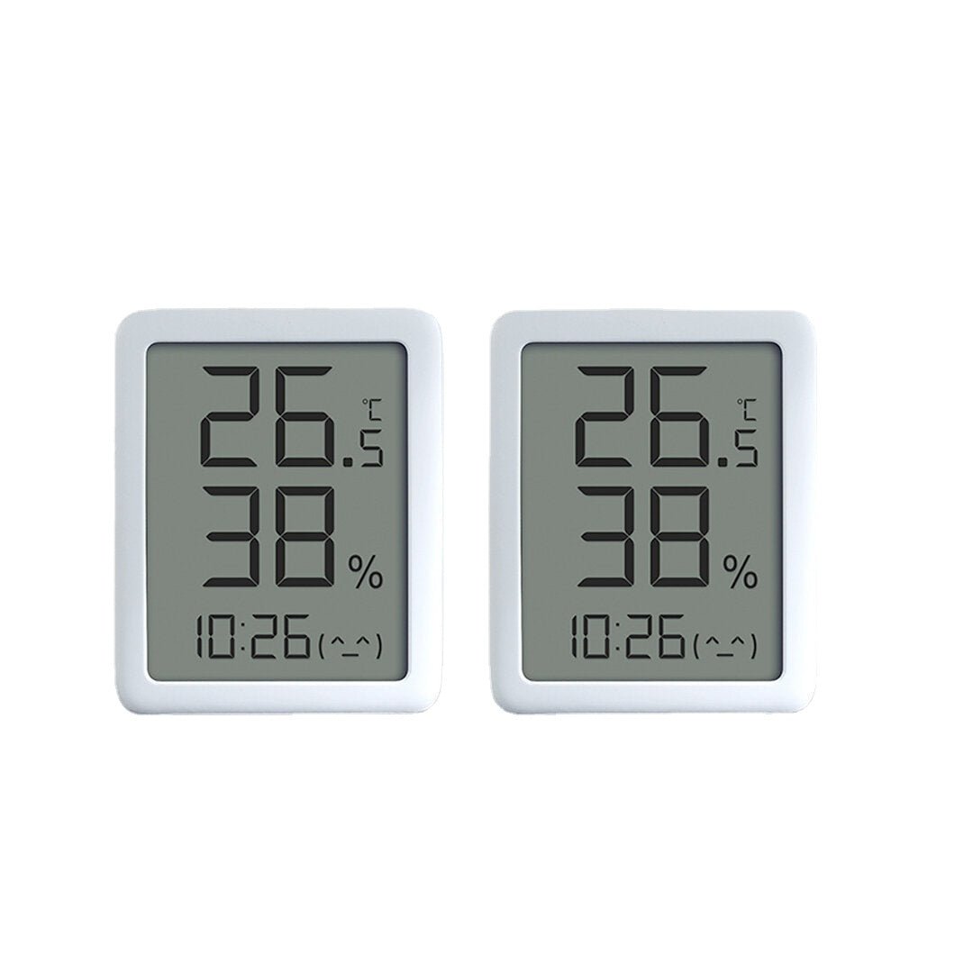 2PCS Miaomiaoce E-ink Screen LCD Large Digital Display Thermometer Hygrometer Clock Temperature Humidity Sensor Image 1