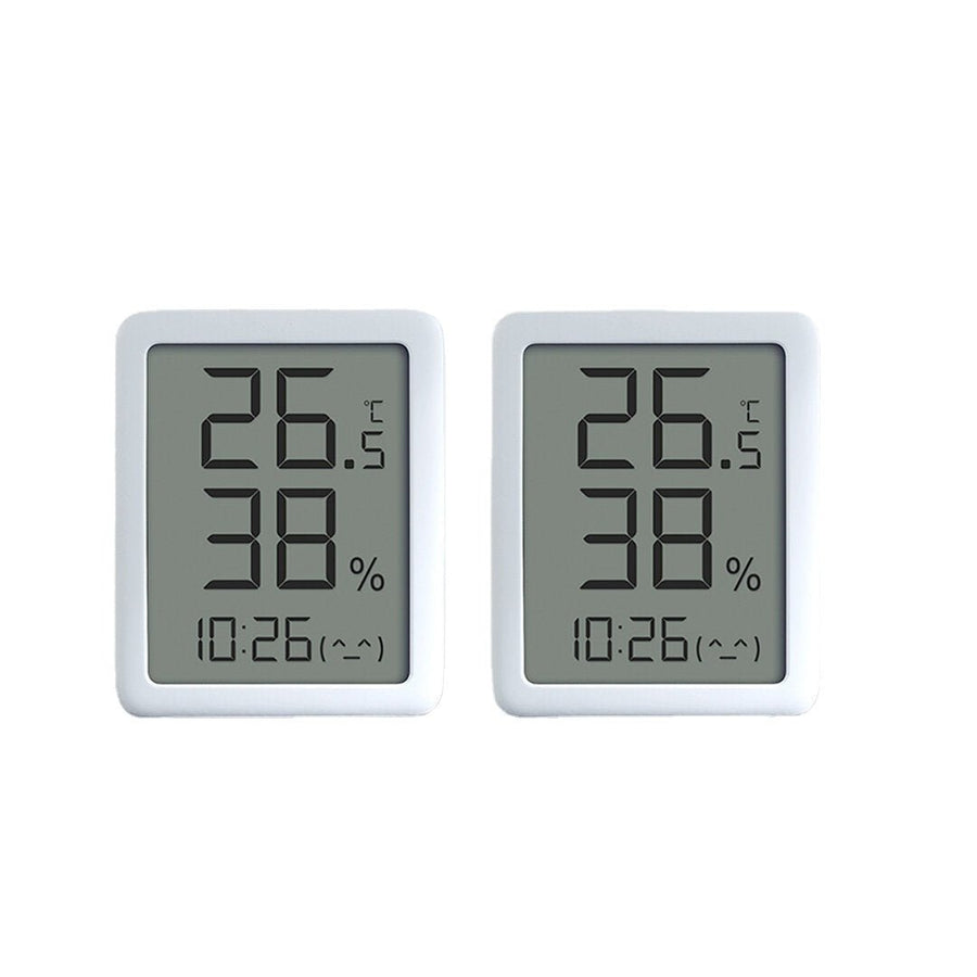 2PCS Miaomiaoce E-ink Screen LCD Large Digital Display Thermometer Hygrometer Clock Temperature Humidity Sensor Image 1