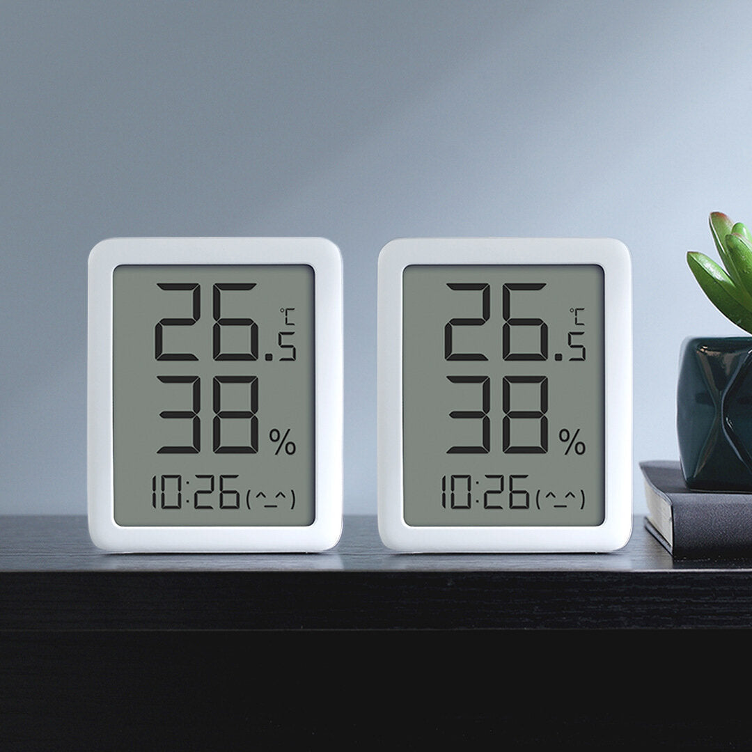 2PCS Miaomiaoce E-ink Screen LCD Large Digital Display Thermometer Hygrometer Clock Temperature Humidity Sensor Image 7