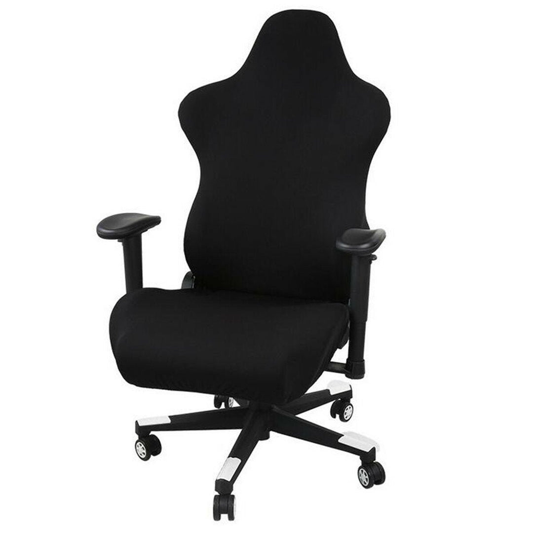 2pcs Gaming Chair Cover Polyester Fiber Office Chair Cover Elastic Armchair Seat Covers for Home Office Computer Chairs Image 1