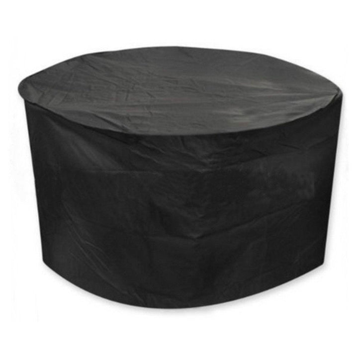 30inch Patio Round Pit Cover Waterproof UV Protector Grill BBQ Chair Table Shelter Black Image 4