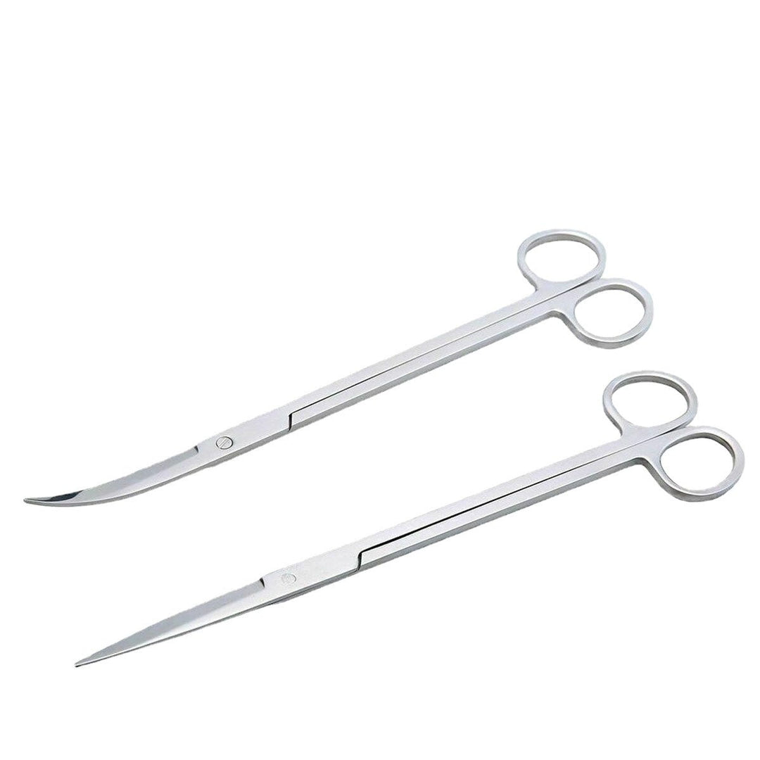 3/4/5Pcs Aquarium Fish Tank Tools Scissors Tweezers Aquatic Stainless Trim Tool Image 3