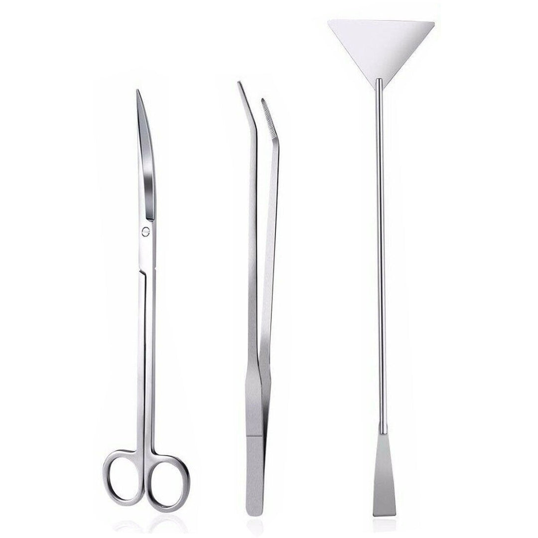 3/4/5Pcs Aquarium Fish Tank Tools Scissors Tweezers Aquatic Stainless Trim Tool Image 1