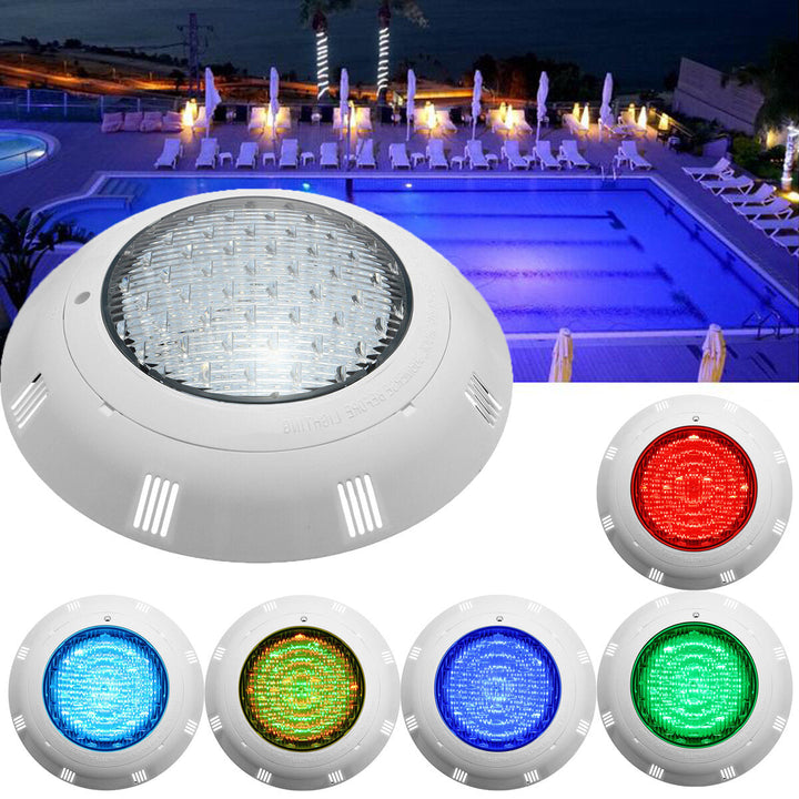 3000LM 30W 12V LED RGB Swimming Pool Light Multi-Color Underwater Remote Control Bright Light Swimming Pool Searchlight Image 4