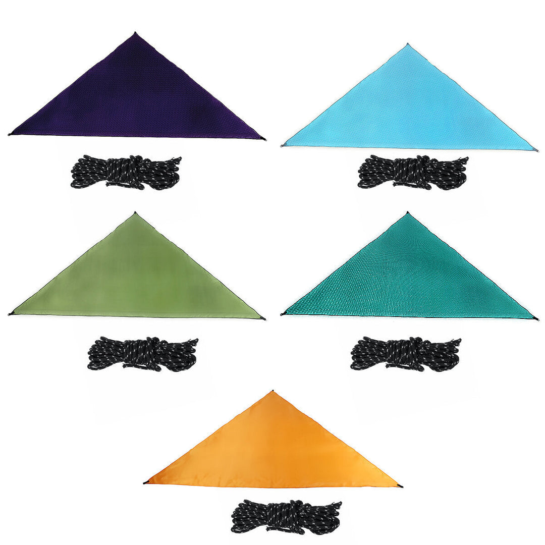 333M Sun Protection Sun Canopy Camping Shade Sails andNets Canopy Foldable Outdoor Awning Triangle Canopy Image 1