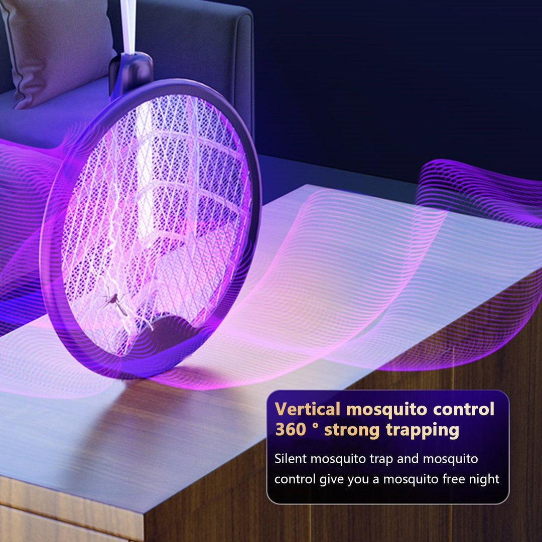 3-in-1 3000V Cordless Rechargeable Electric Mosquito Zapper and Fly Trap Lamp Image 5