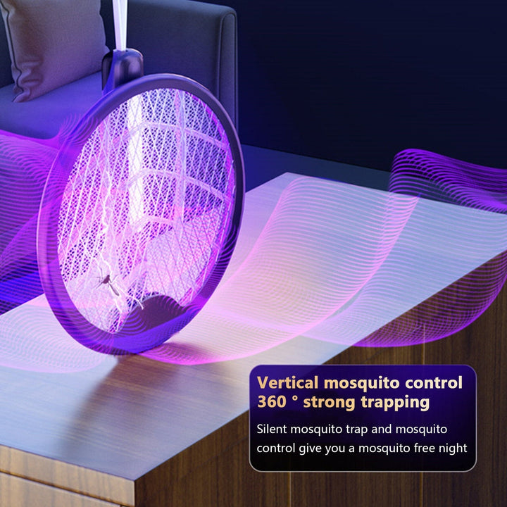 3-in-1 3000V Cordless Rechargeable Electric Mosquito Zapper and Fly Trap Lamp Image 5