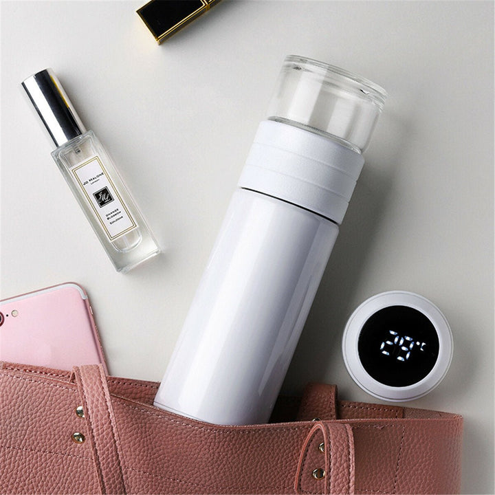 300ml Smart Touch Insulated Stainless Steel Vacuum Water Bottle Temperature Display Image 4