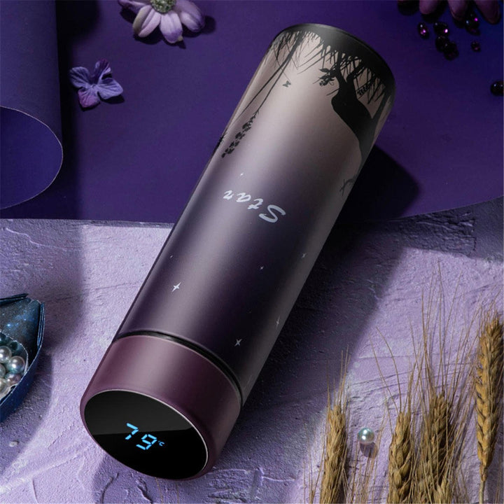 300ml Smart Touch Insulated Stainless Steel Vacuum Water Bottle Temperature Display Image 8