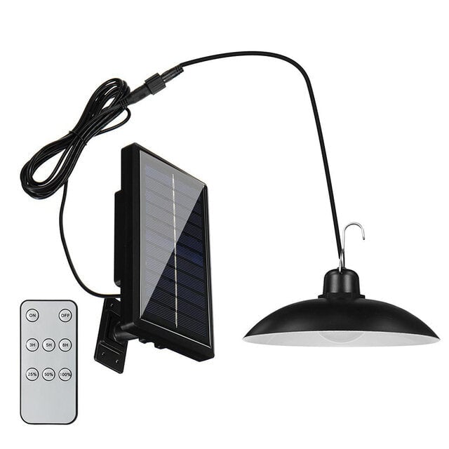 30W LED Split Solar Light Outdoor Waterproof Wall Lamp Sunlight Powered for Garden Street with Remote Control Image 1