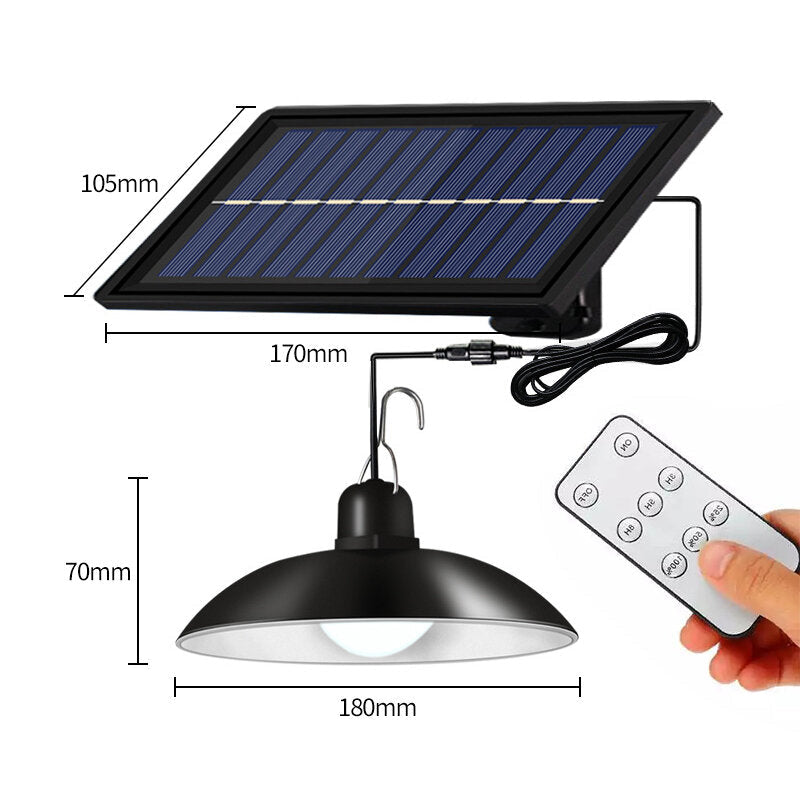 30W LED Split Solar Light Outdoor Waterproof Wall Lamp Sunlight Powered for Garden Street with Remote Control Image 9