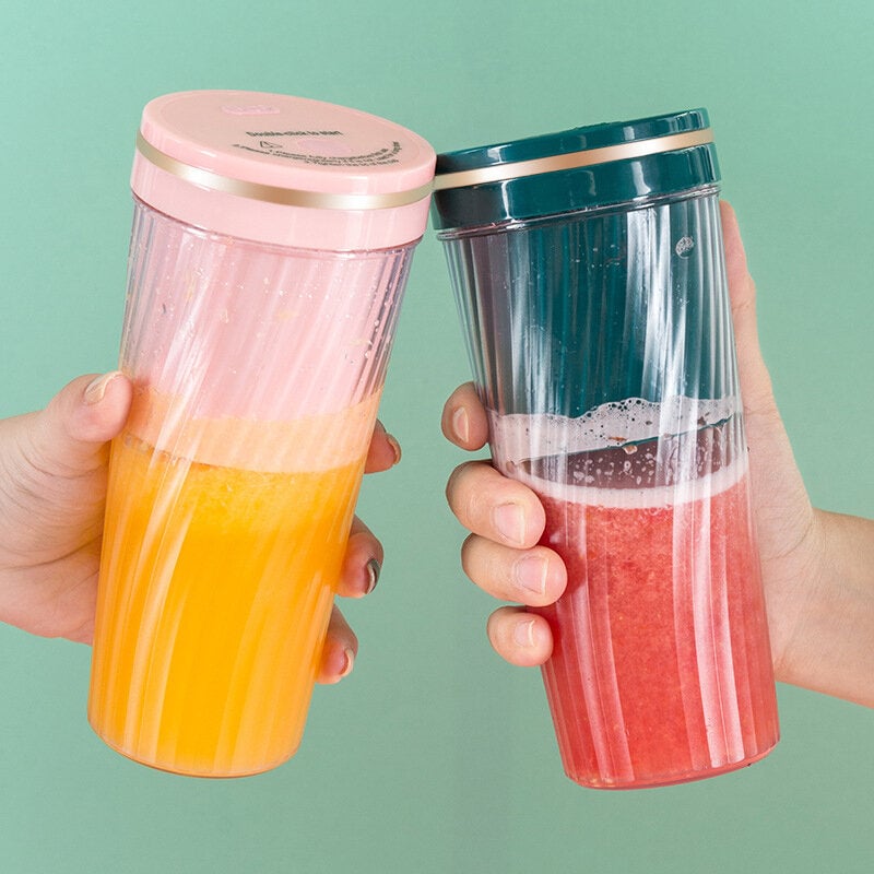 350ML Portable Juicer Cup USB Rechargeable Juicer Cup Mini Mixer Personal Size Travel Drink Juicer Cup For Travel Office Image 6