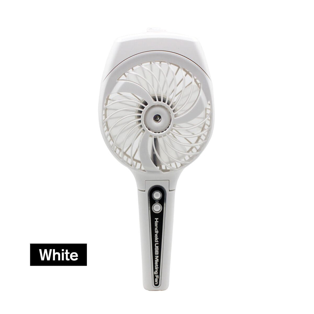 35mL 1800mAh Portable Mist Spray Cooling Fan Handheld Humidifying Mini Fan 3 Speed USB Charging Fan Image 1