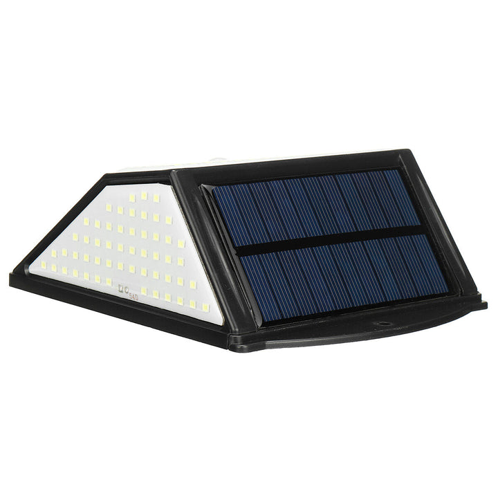 318/436LED Solar Wall Light Human Body Induction + Light Control IP65 Yard Garden Image 5