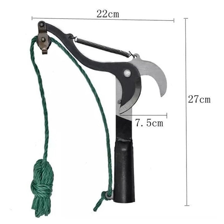 330mm Black Pulley High Branch Scissors Metal Shears Fruit Picker Tool Garden Farm Metal Pruning Shears Hand Tools Image 4