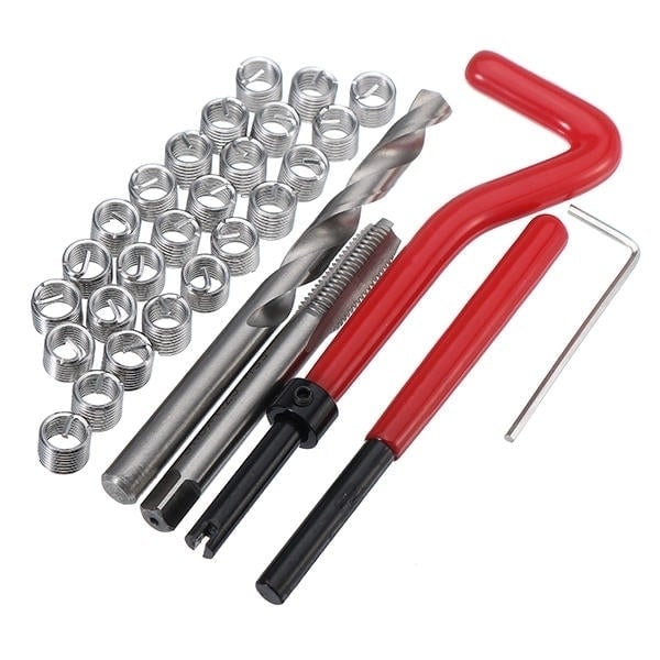 30Pcs Damaged M8 Thread Repair Tool Kit Repair Recoil Insert Kit Image 1