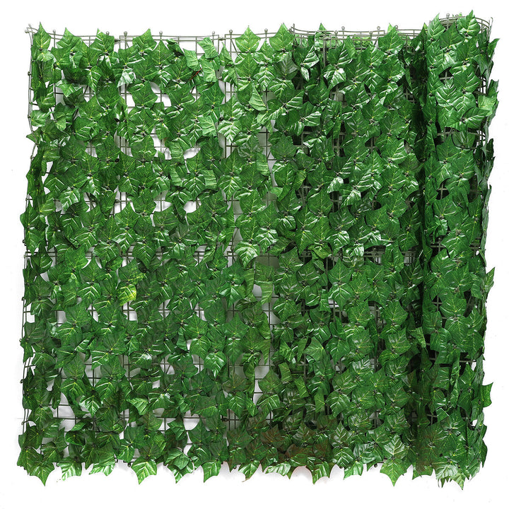 3Mx1M Artificial Faux Ivy Leaf Privacy Fence Screen Decor Panels Hedge Garden Outdoor Wall Cover Image 6