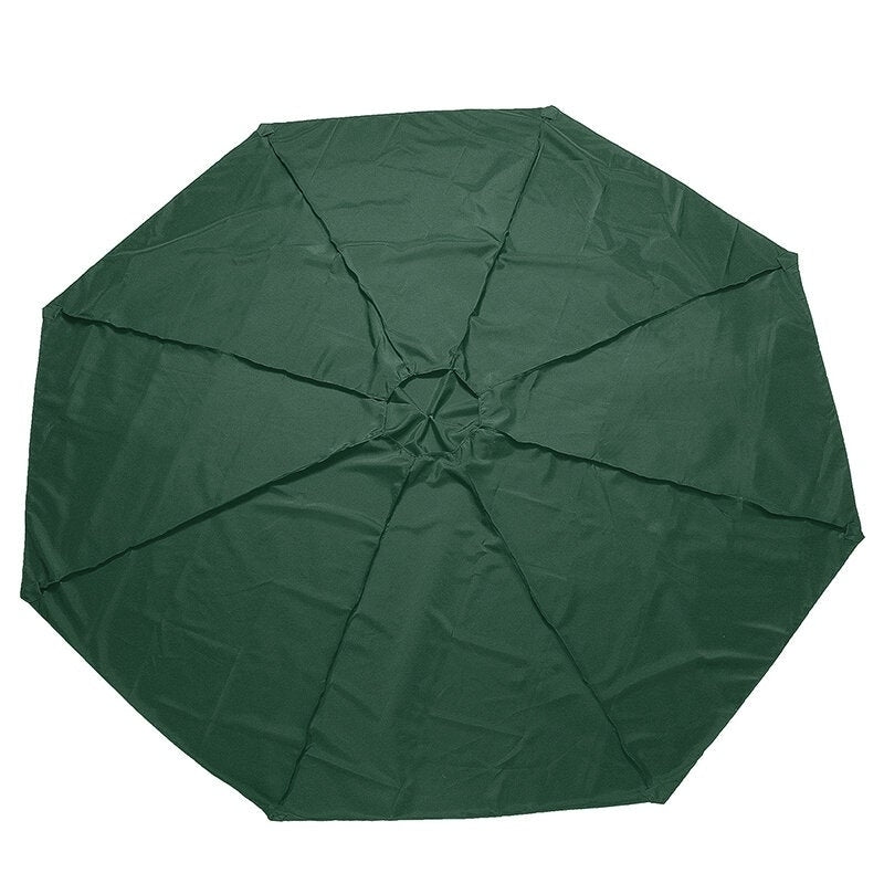 3m Outdoor Umbrella Canopy Replacement Fabric Garden Parasol Roof For 8 Arm Sun Cover Image 1