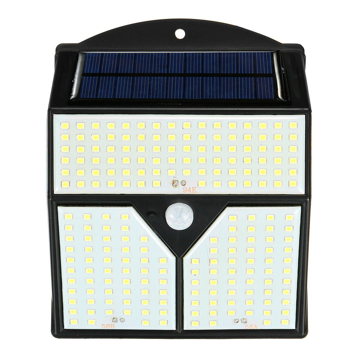 318LED Solar Light Infrared Motion Sensor Garden Security Wall Lamp for Outdoor Yard Patio Image 1