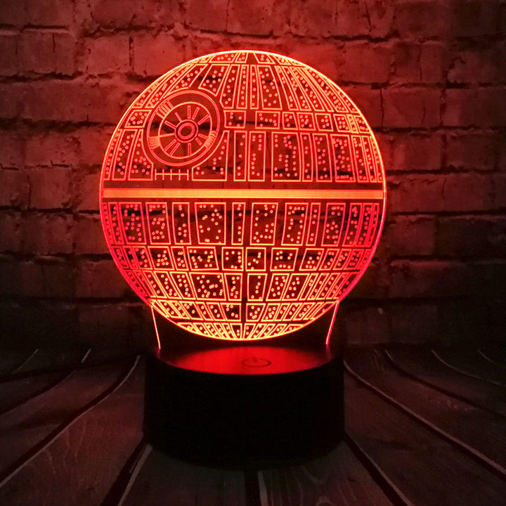 3D LED Table Lamp Death Star Colorful Ball Bulb Atmosphere Decoration Night Lights Novelties Toys Image 2