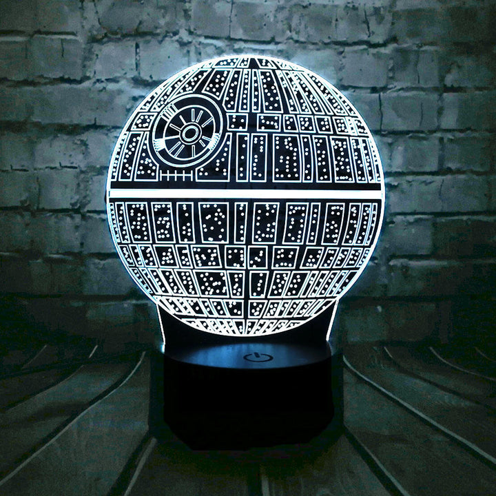 3D LED Table Lamp Death Star Colorful Ball Bulb Atmosphere Decoration Night Lights Novelties Toys Image 3