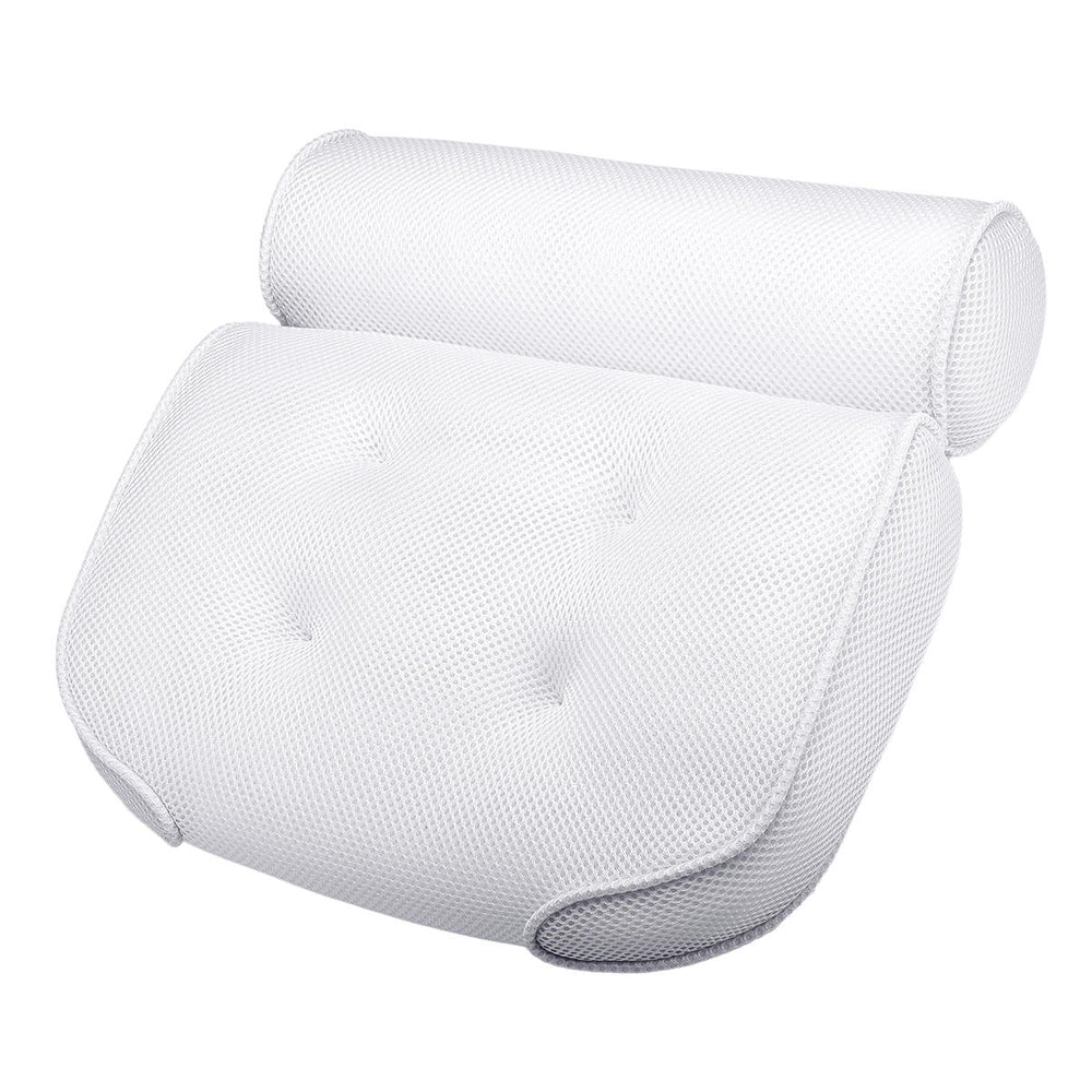 3D Mesh Massage Bath Pillows Anti-bacterial Anti-mite Spa Bathtub Pillow Image 2