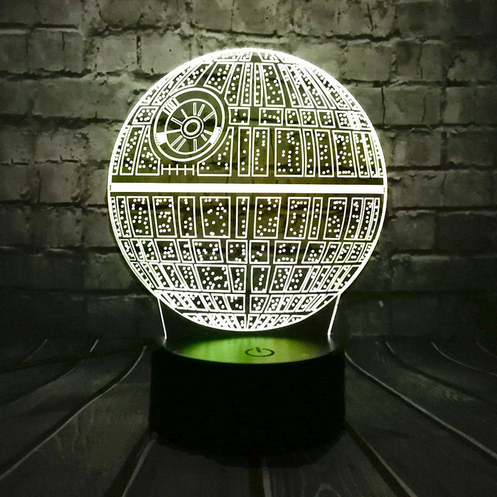 3D LED Table Lamp Death Star Colorful Ball Bulb Atmosphere Decoration Night Lights Novelties Toys Image 4