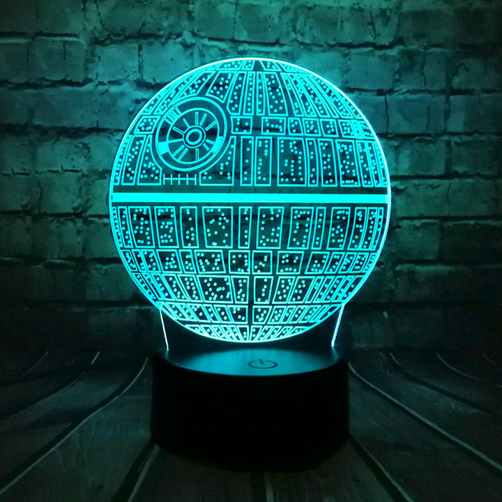 3D LED Table Lamp Death Star Colorful Ball Bulb Atmosphere Decoration Night Lights Novelties Toys Image 5